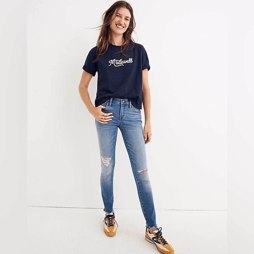 NWT Madewell Skinny Jeans in Frankie Wash